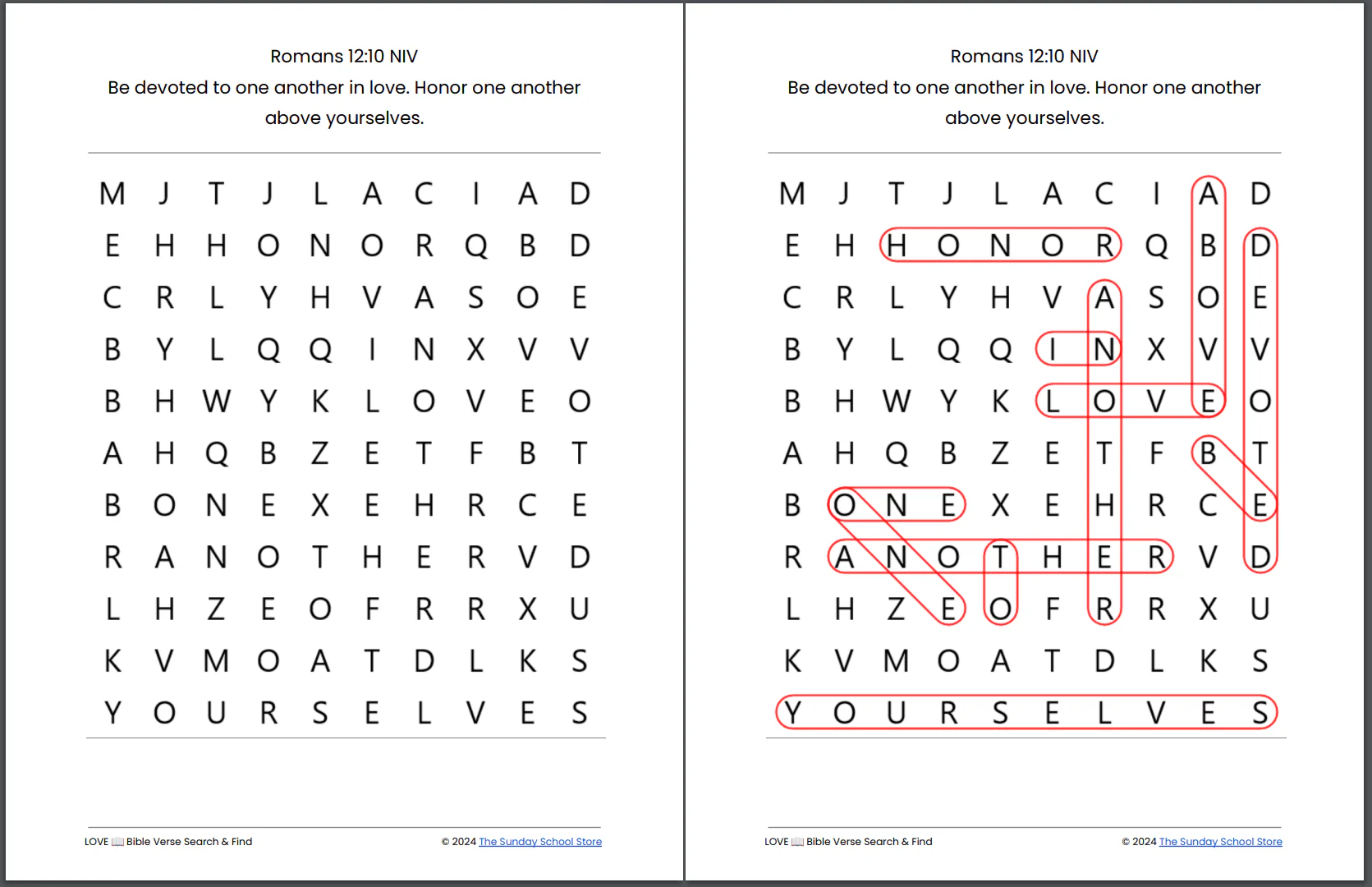 10 Free LOVE 💖  Valentine's Day Bible Word Search Puzzles [PDF Printable Download] - Image 8