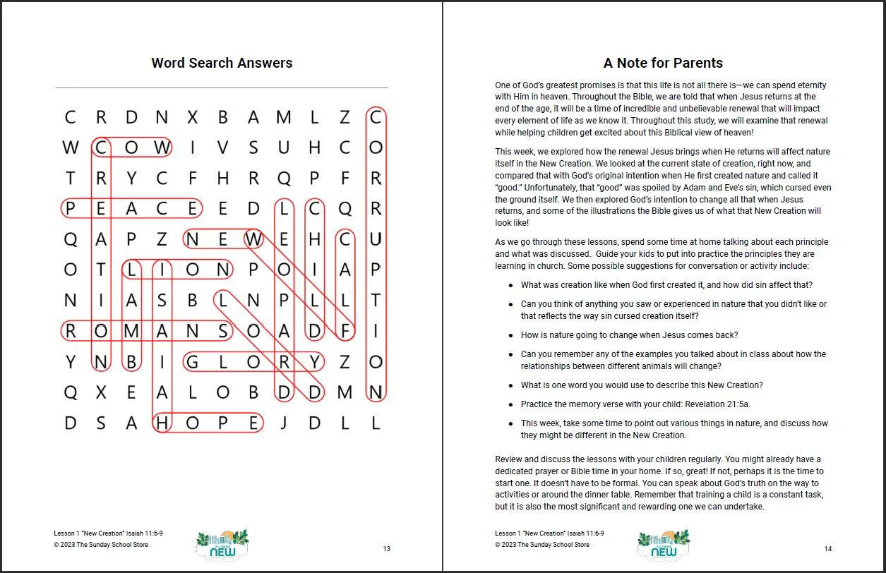 All Things New: 4-Week Children's Ministry Curriculum - Image 12