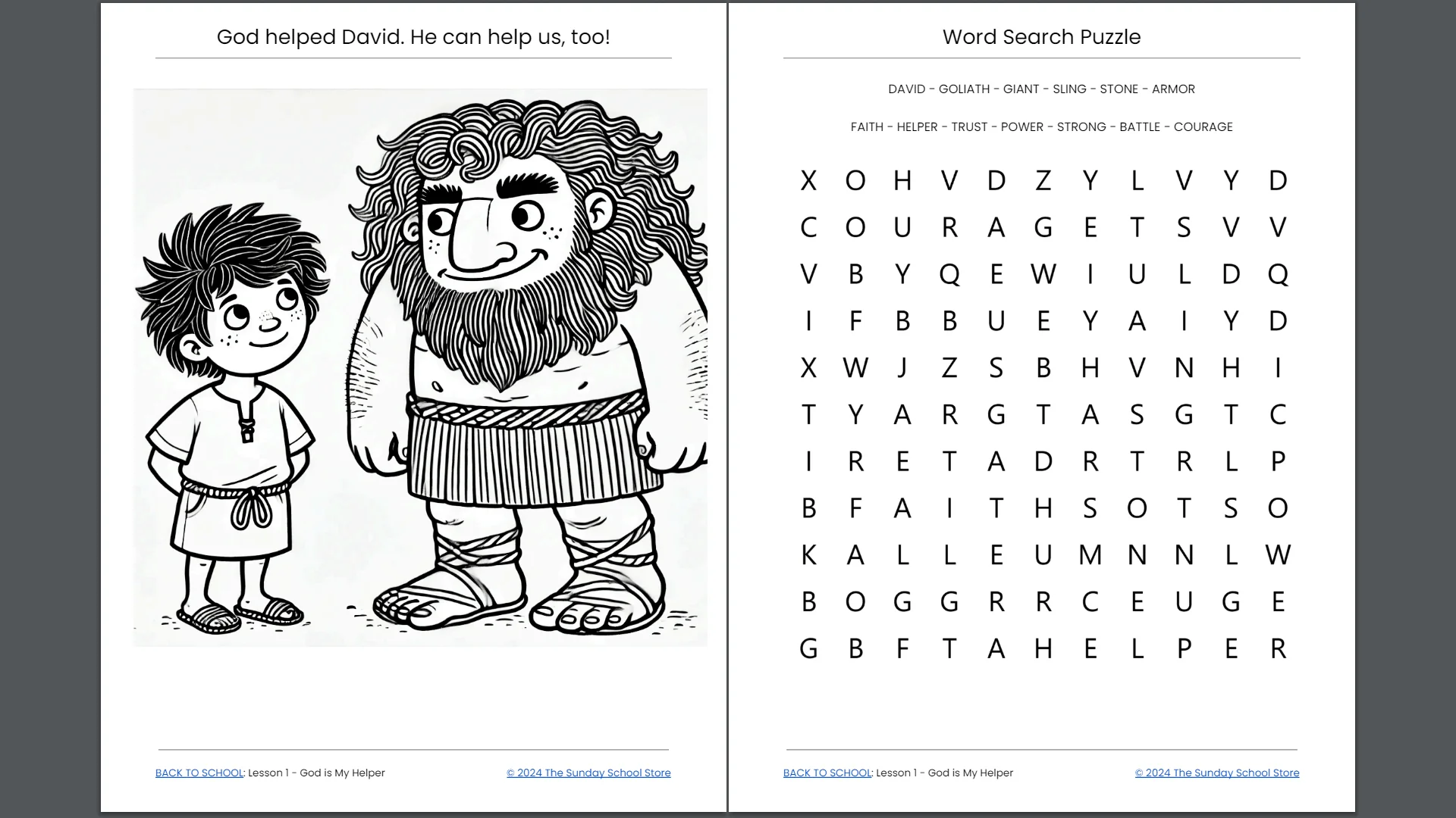Back To School: 4-Lesson Sunday School Curriculum for Children’s Ministry - Image 7