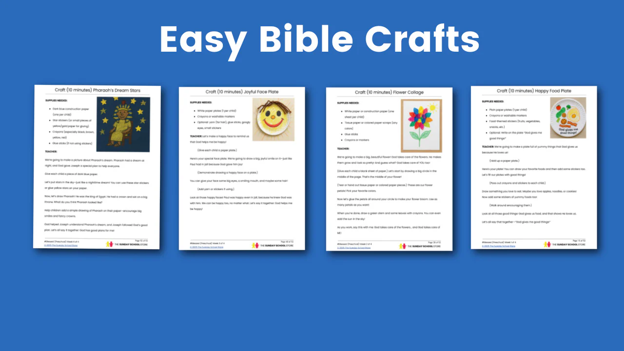 Blessed: 4-Week Preschool Curriculum (ages 3-5) - Image 4