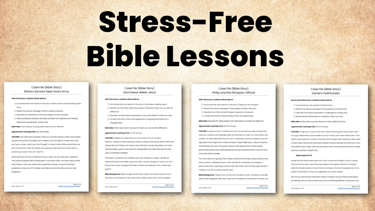 CLUE: 4-Week Children's Ministry Curriculum - Image 5