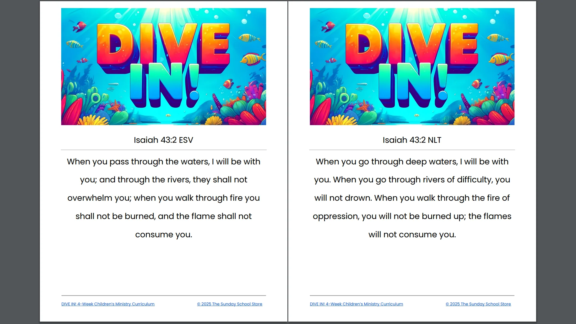 Dive In! 4-Week Children’s Ministry Curriculum (ages 6-12) - Image 10