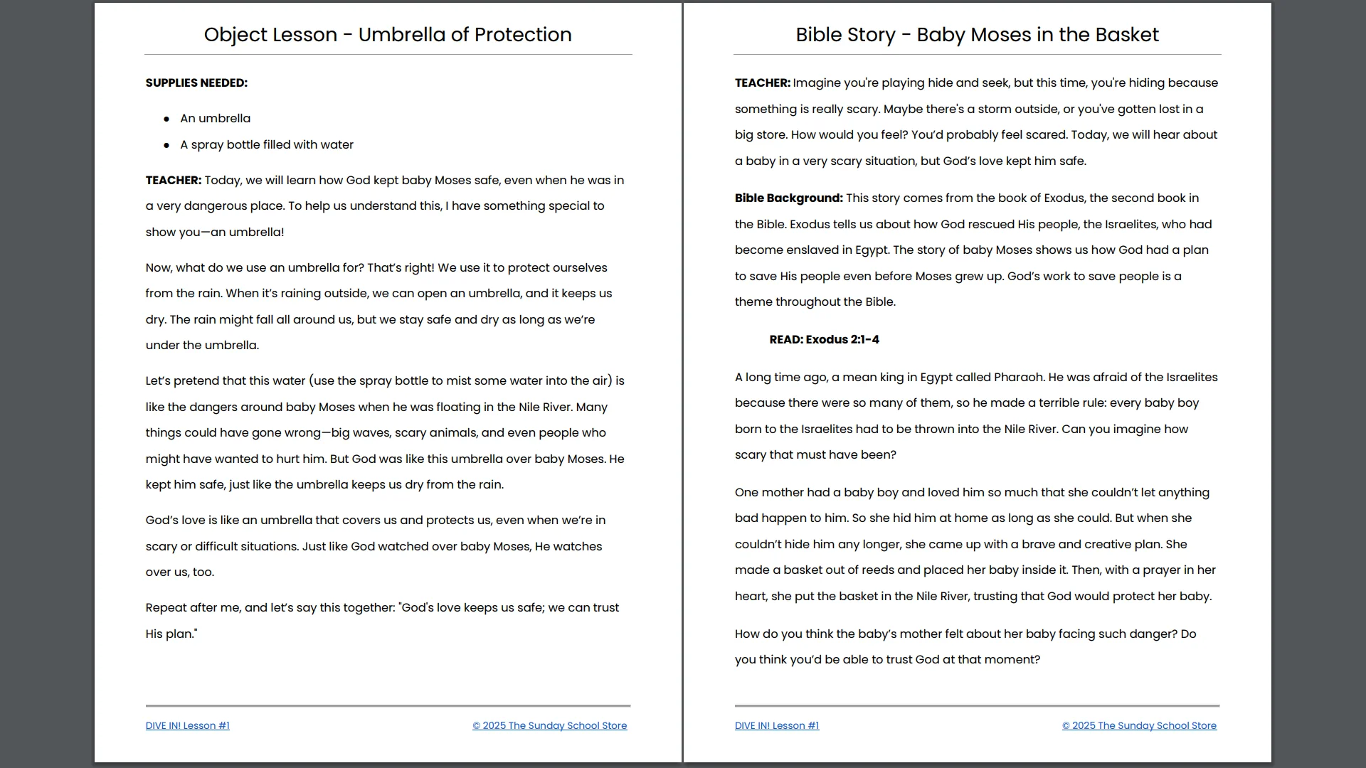 Dive In! 4-Week Children’s Ministry Curriculum (ages 6-12) - Image 4