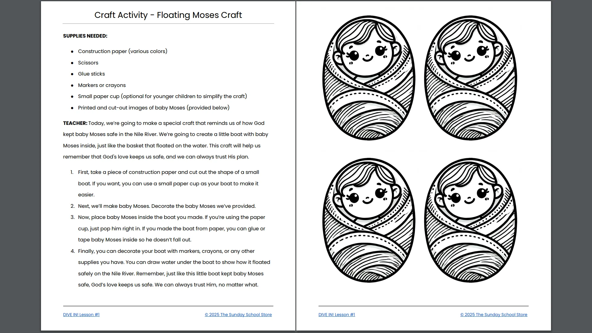 Dive In! 4-Week Children’s Ministry Curriculum (ages 6-12) - Image 7