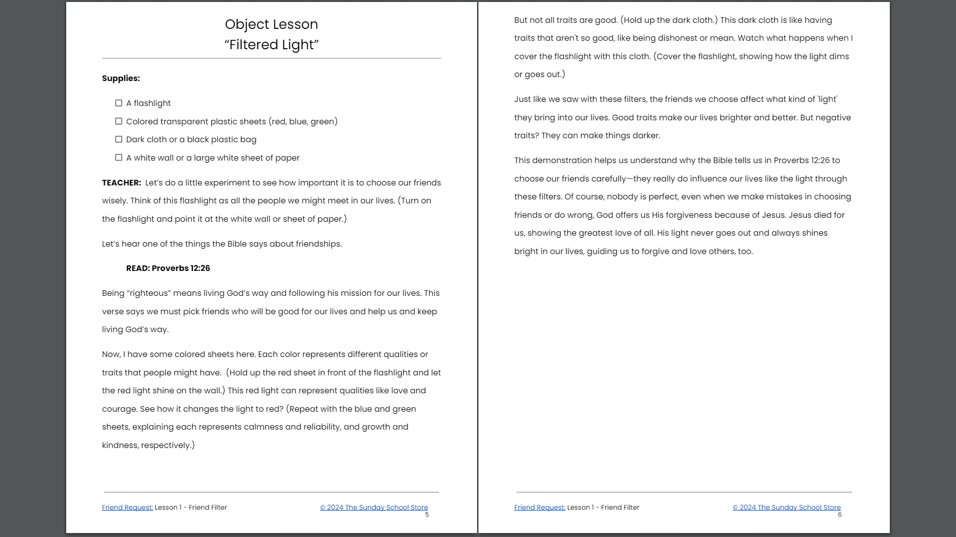 Friend Request: 4-Week Sunday School Curriculum for Children’s Ministry - Image 7