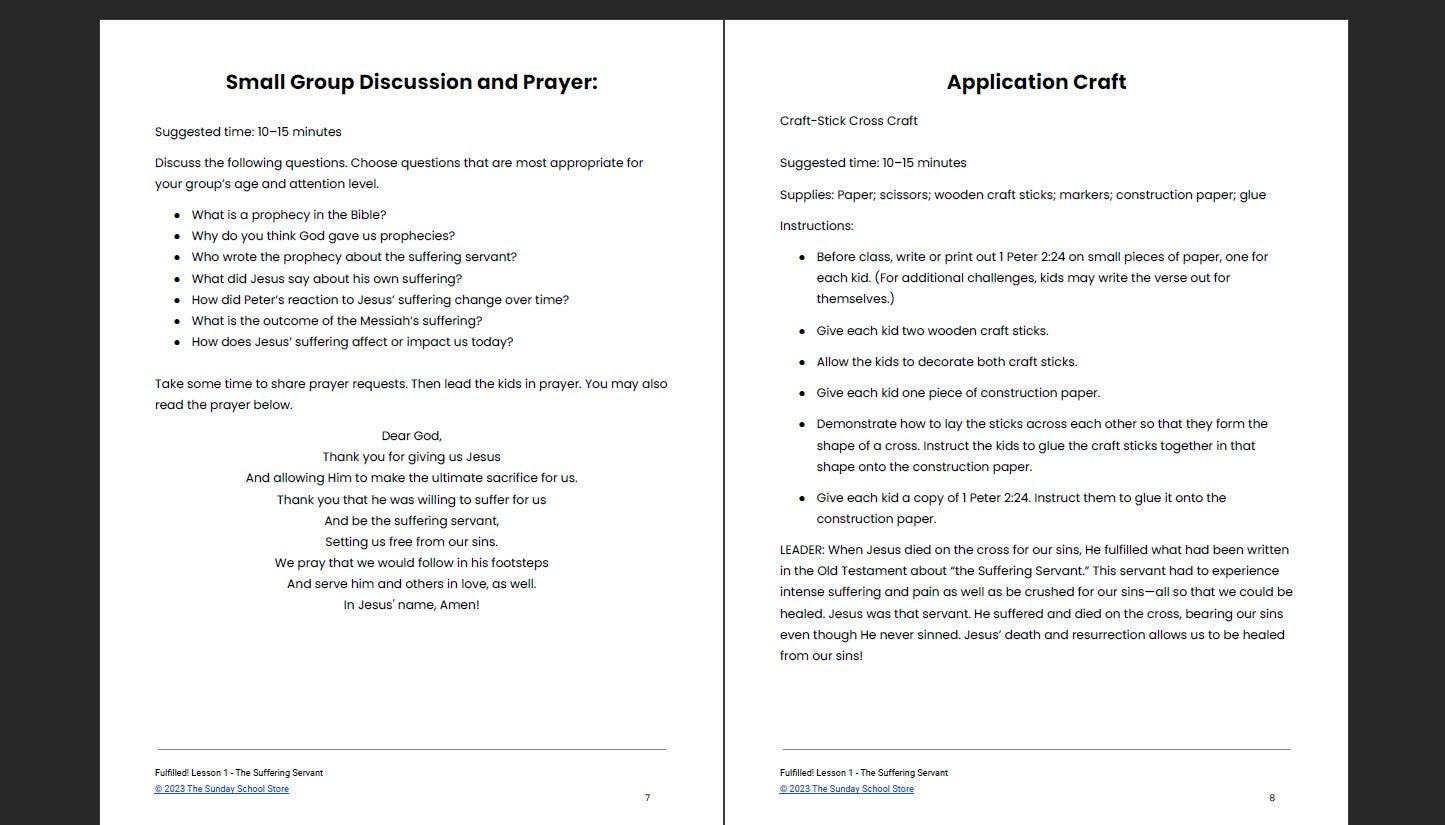 Fulfilled: 4-Lesson Easter Curriculum for Kids - Image 8