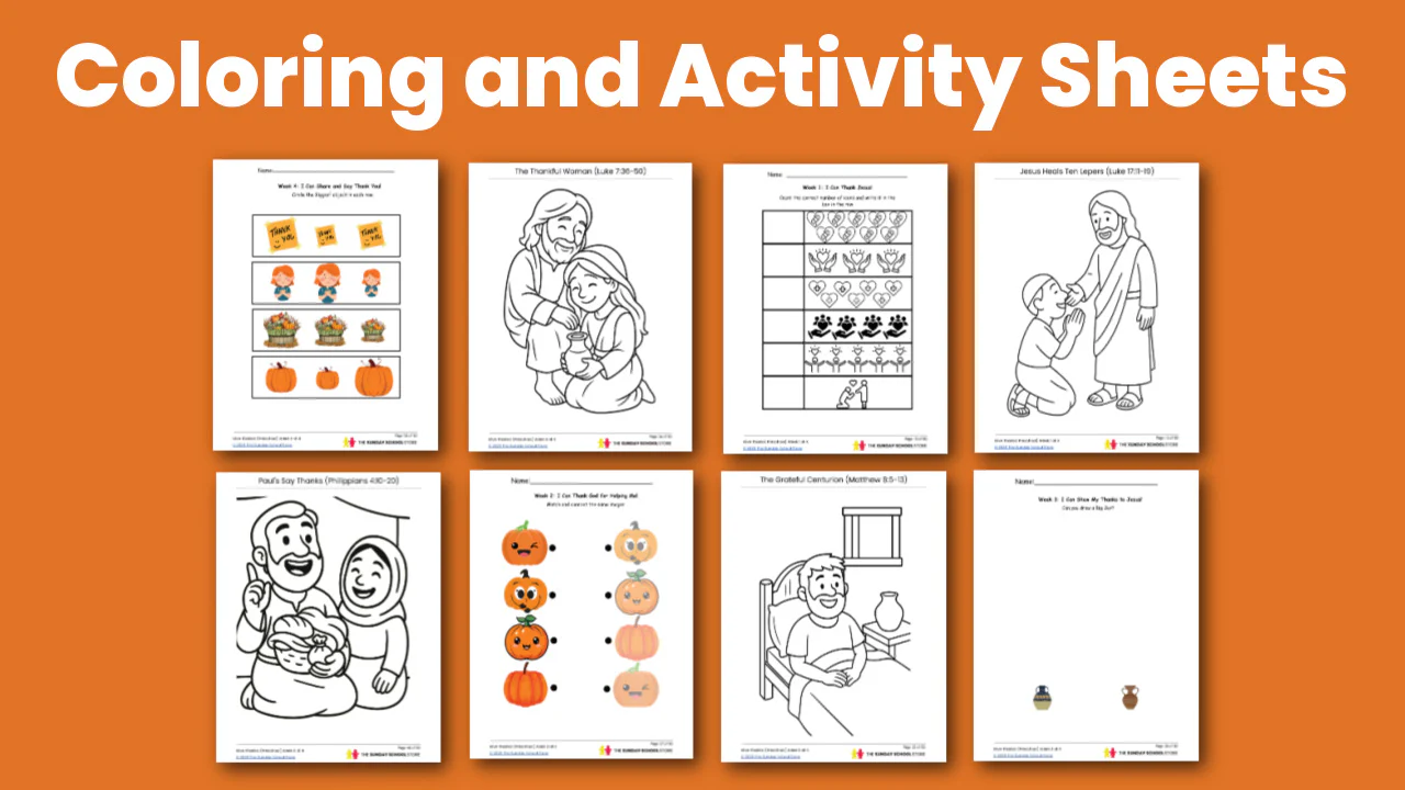 Give Thanks 4-Week Preschool Curriculum (ages 3-5) - Image 3