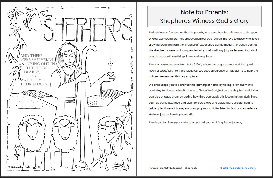Heroes of the Nativity 5-Lesson Sunday School Curriculum for Kids - Image 5