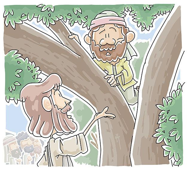 Jesus and Zacchaeus (Luke 19:1-10) Printable Bible Lesson & Sunday School Activities