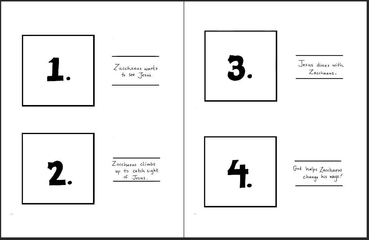 Jesus and Zacchaeus (Luke 19:1-10) Printable Bible Lesson & Sunday School Activities - Image 10