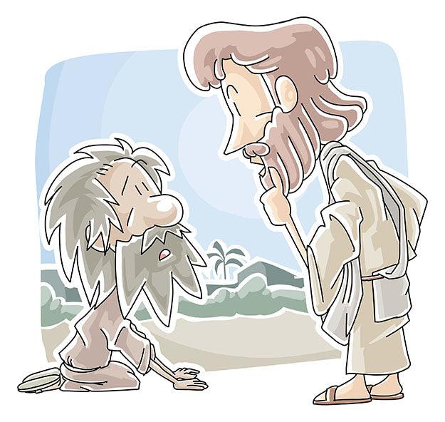 One Thankful Leper (Luke 17:11-19) Printable Bible Lesson & Sunday School Activities