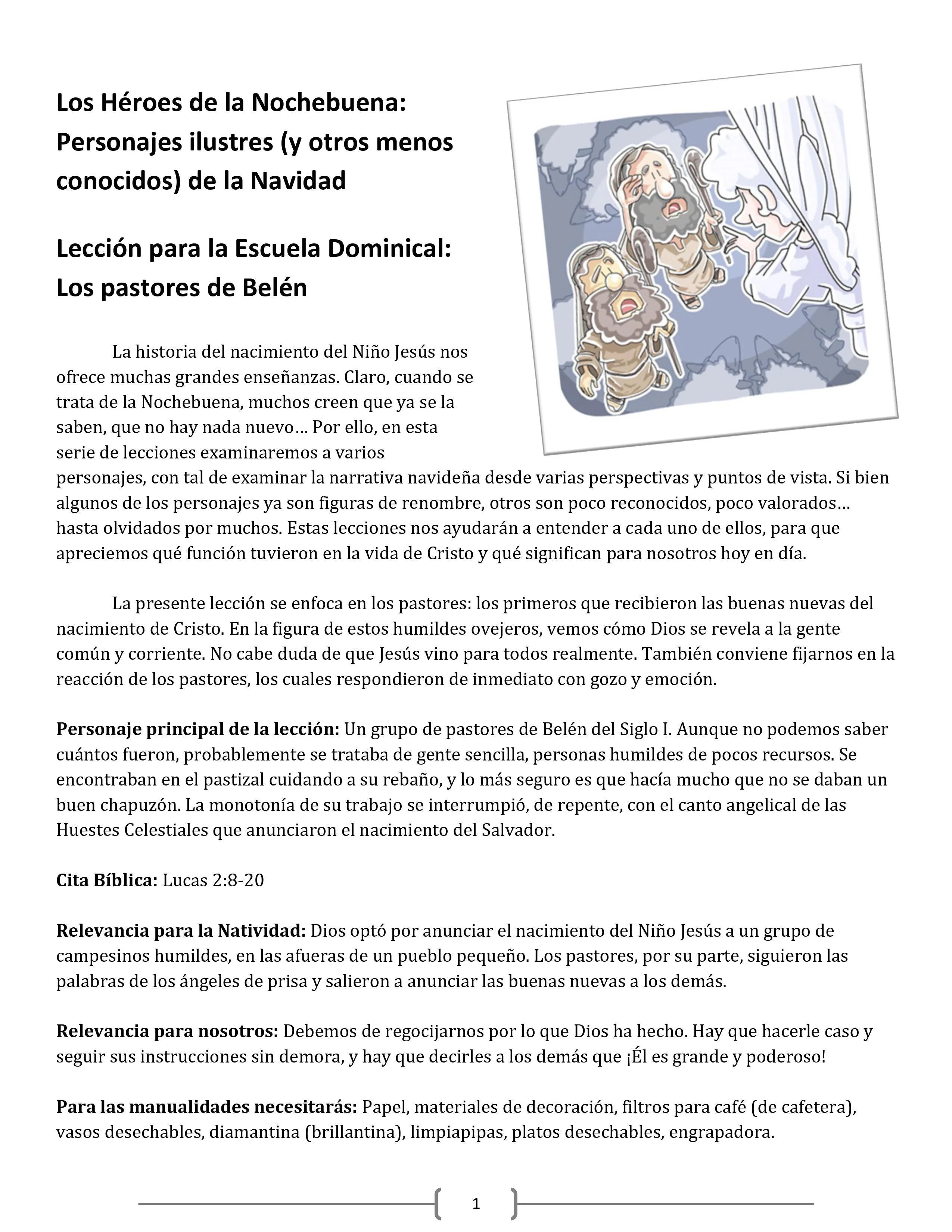 “Los Héroes de la Nochebuena” 5 lecciones bíblicas en español (5-Week Christmas Curriculum in Spanish) (download only) - Image 6