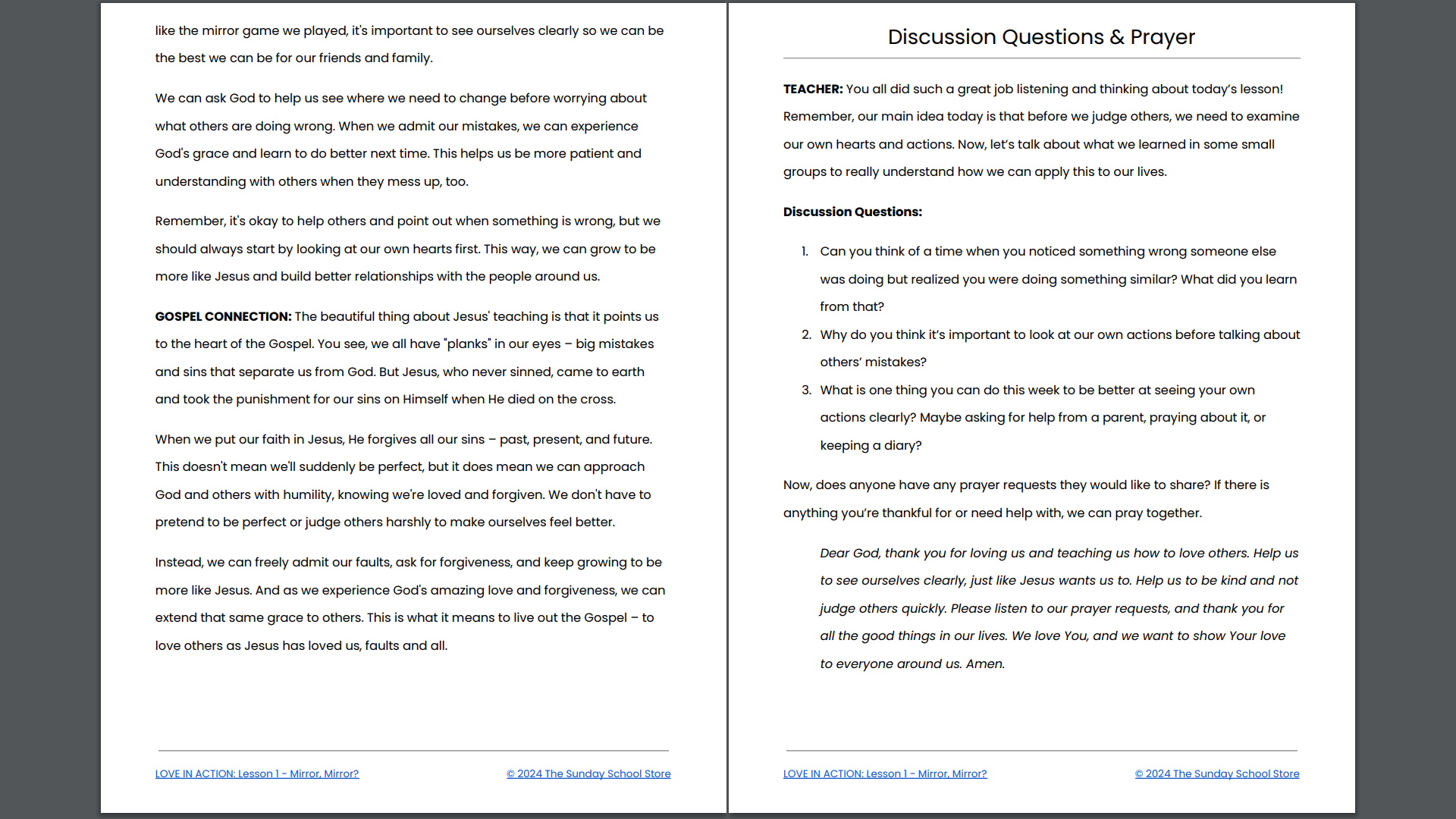 LOVE IN ACTION: 4-Lesson Valentine's Sunday School Curriculum for Children's Ministry - Image 10