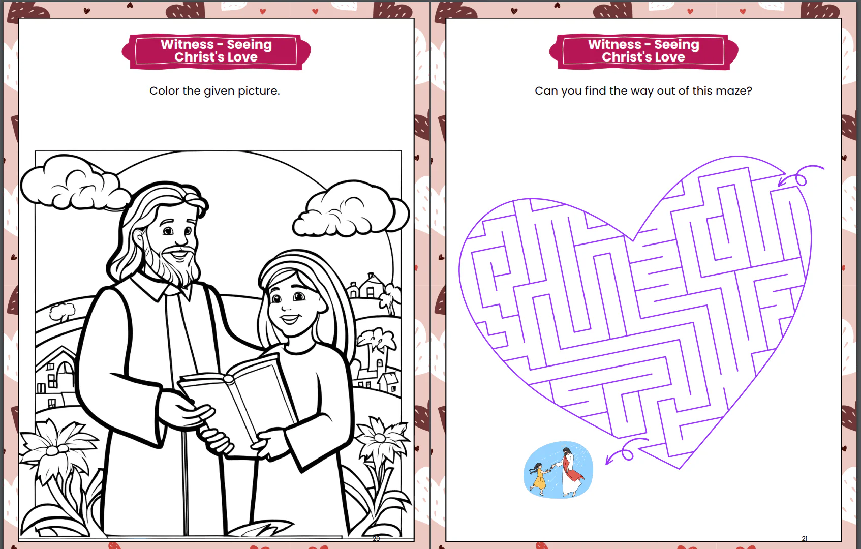 Love Like Jesus 💖 4-Lesson Sunday School Curriculum for Kids & 28-Day Kindness Challenge - Image 16