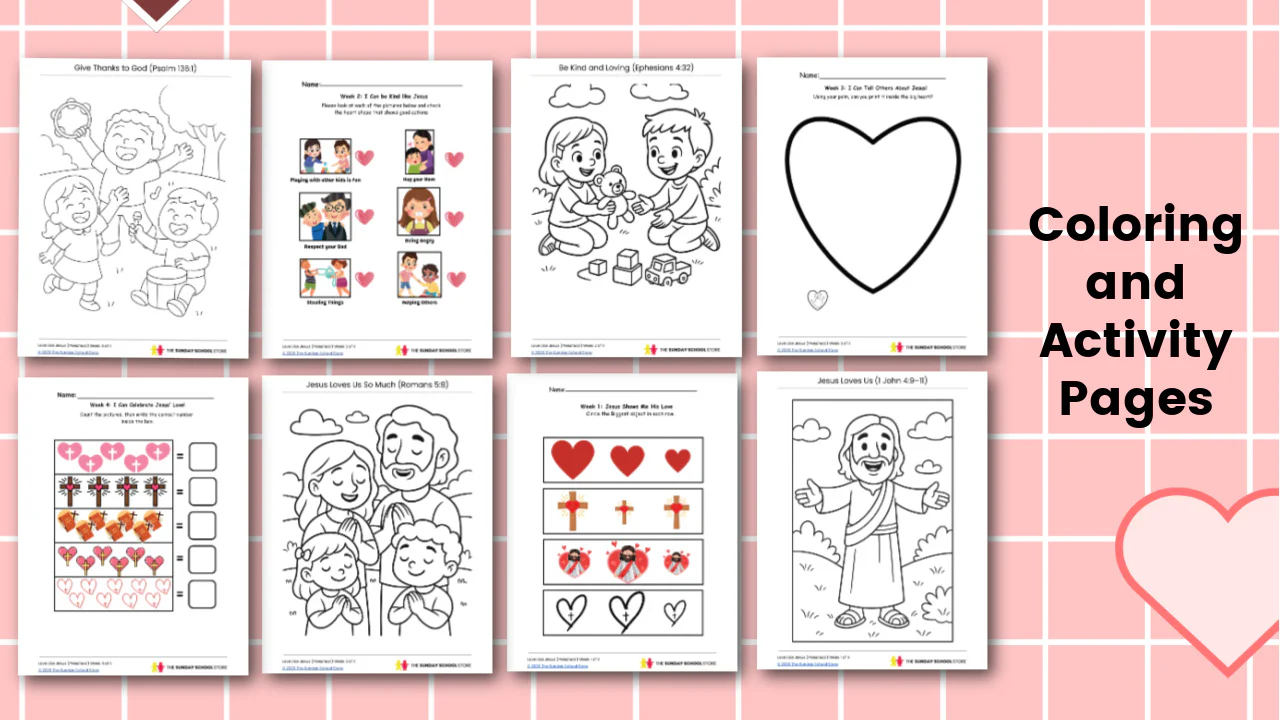 Love Like Jesus: 4-Week Preschool Curriculum (ages 3-5) - Image 3