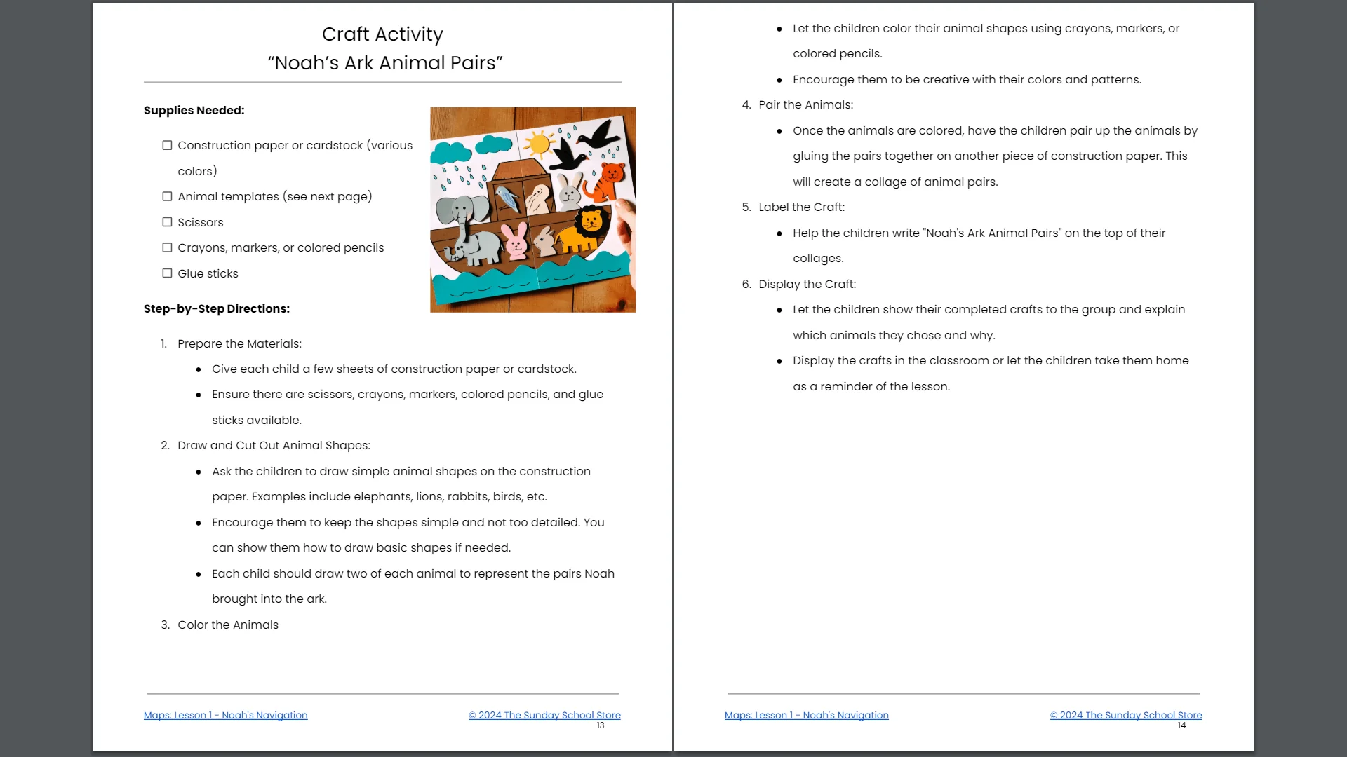 Maps: 4-Week Sunday School Curriculum for Children’s Ministry - Image 4