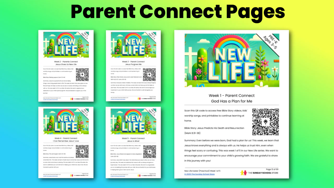 New Life Pre-K: 5-Lesson Curriculum for Easter (ages 3-5) - Image 6