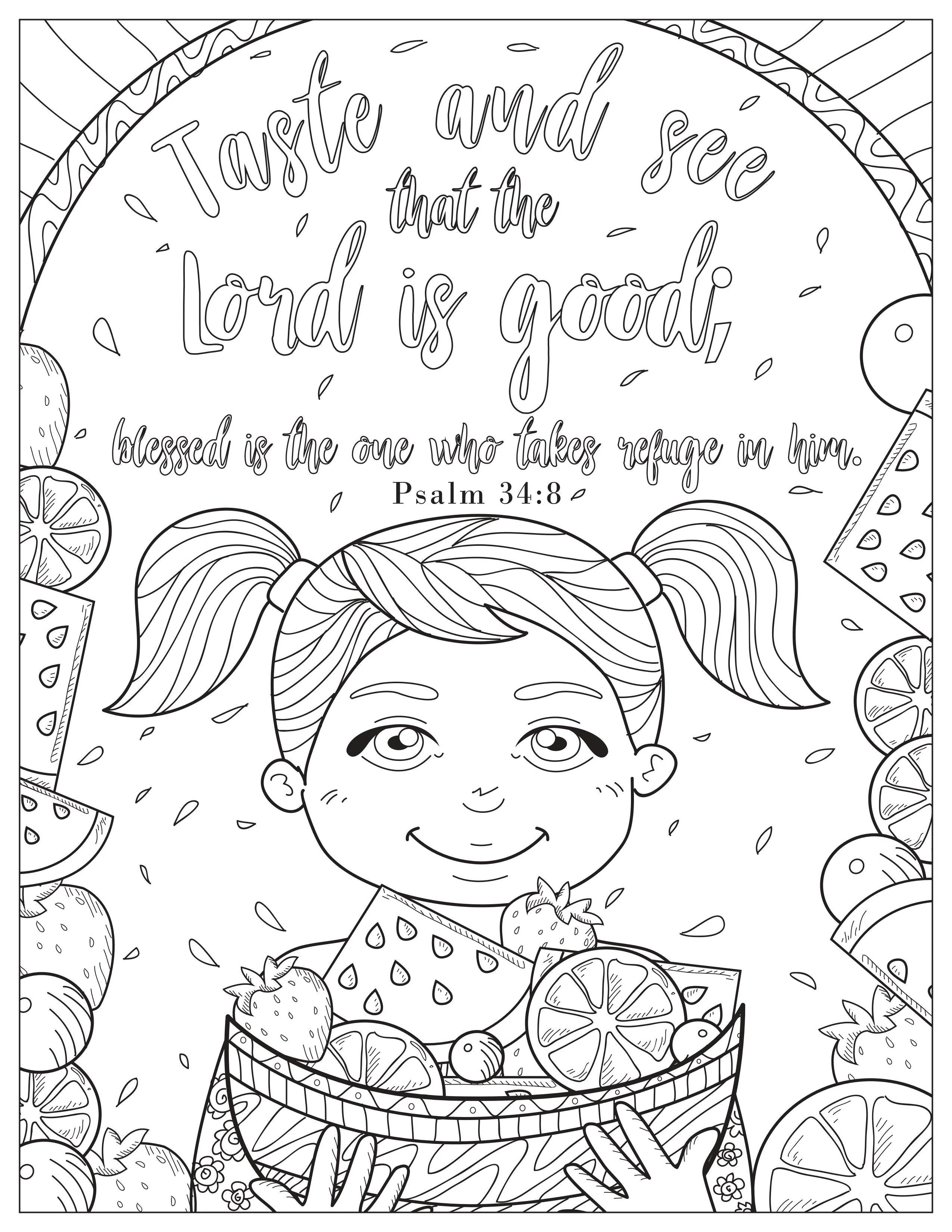 Book of Psalms: 37 Page Bible Coloring Book (download only) - Image 15