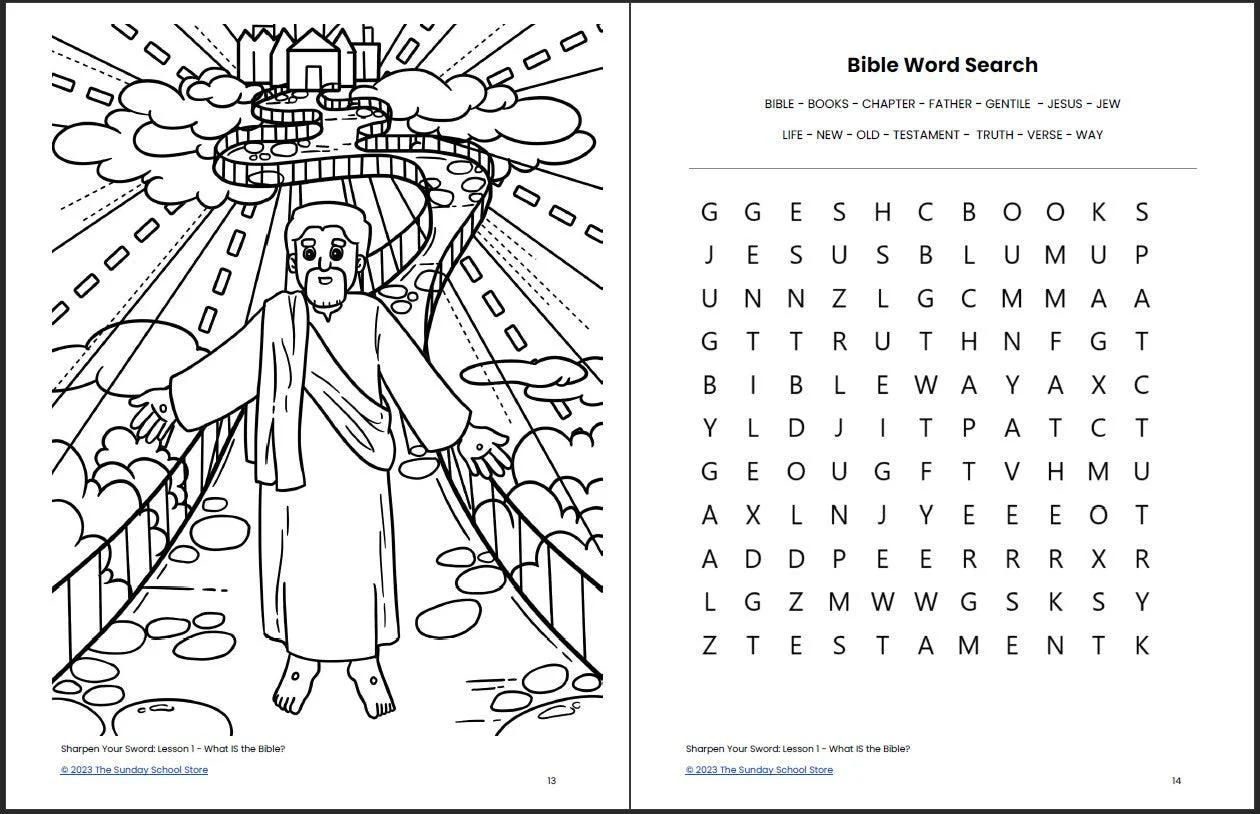 Sharpen Your Sword: 4-Week Children's Ministry Curriculum - Image 10