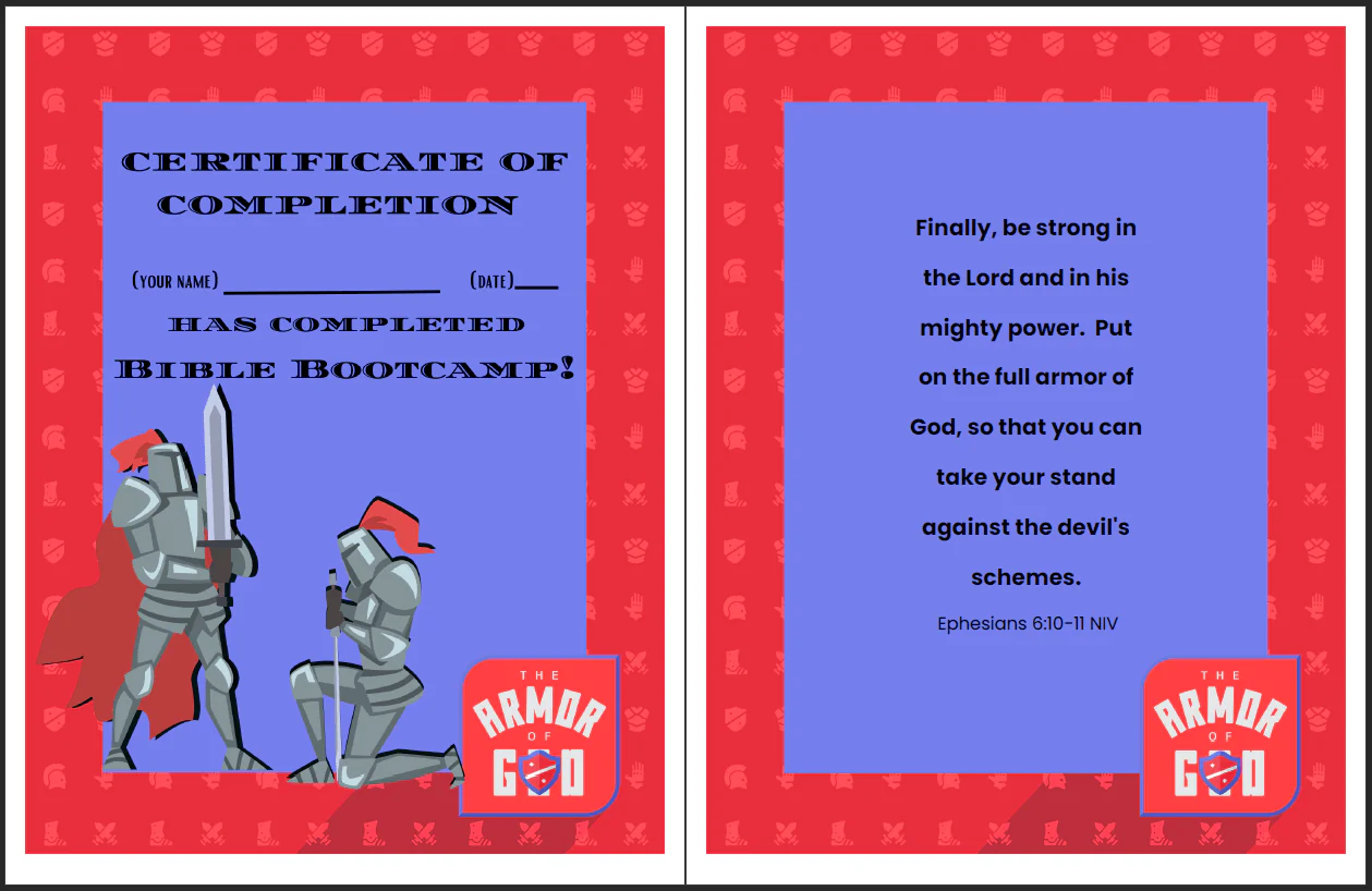 The Armor of God: 6-Lesson Sunday School Curriculum - Image 3