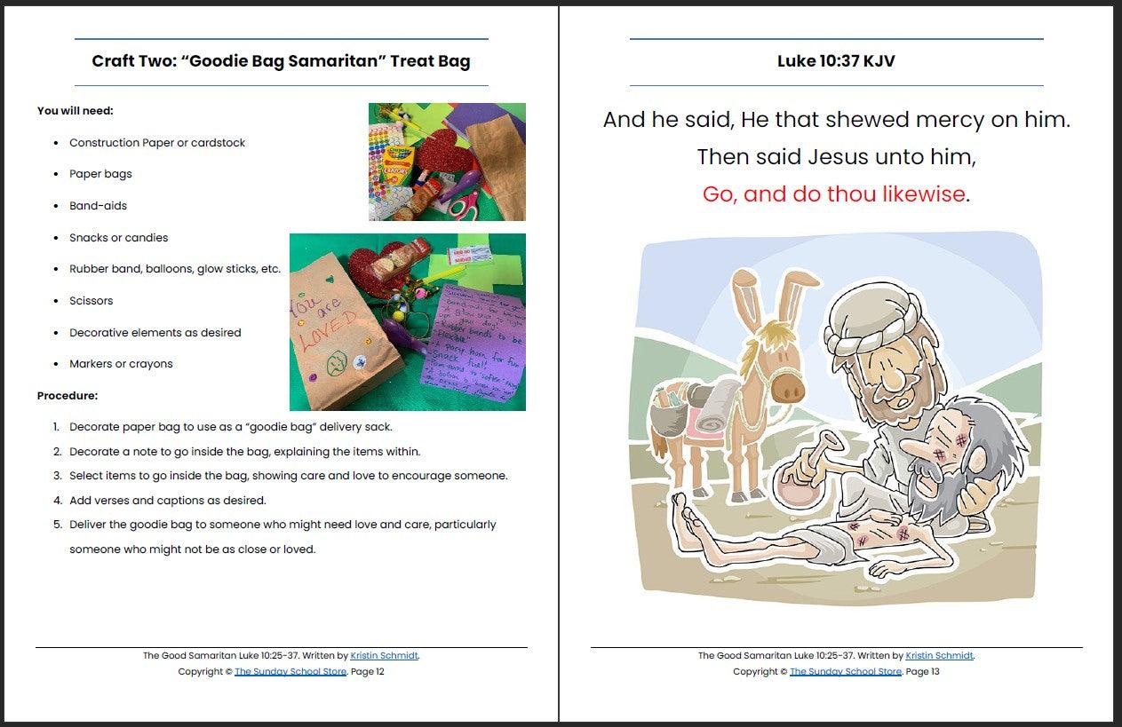 The Good Samaritan (Luke 10:25-37) Printable Bible Lesson & Sunday School Activities - Image 7