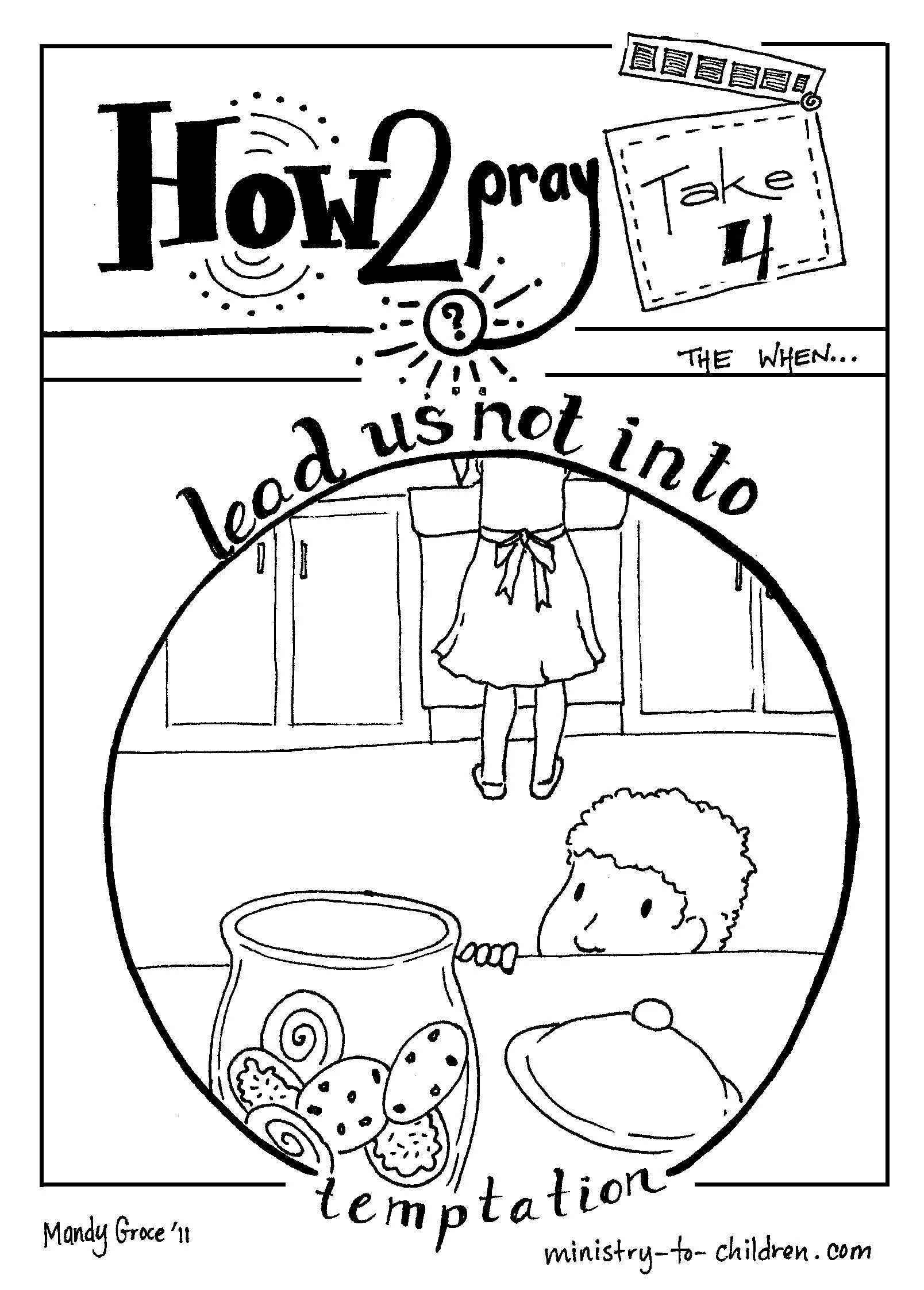 The Lord's Prayer Coloring Book for Kids (FREE) 5 Pages (download only) - Image 4
