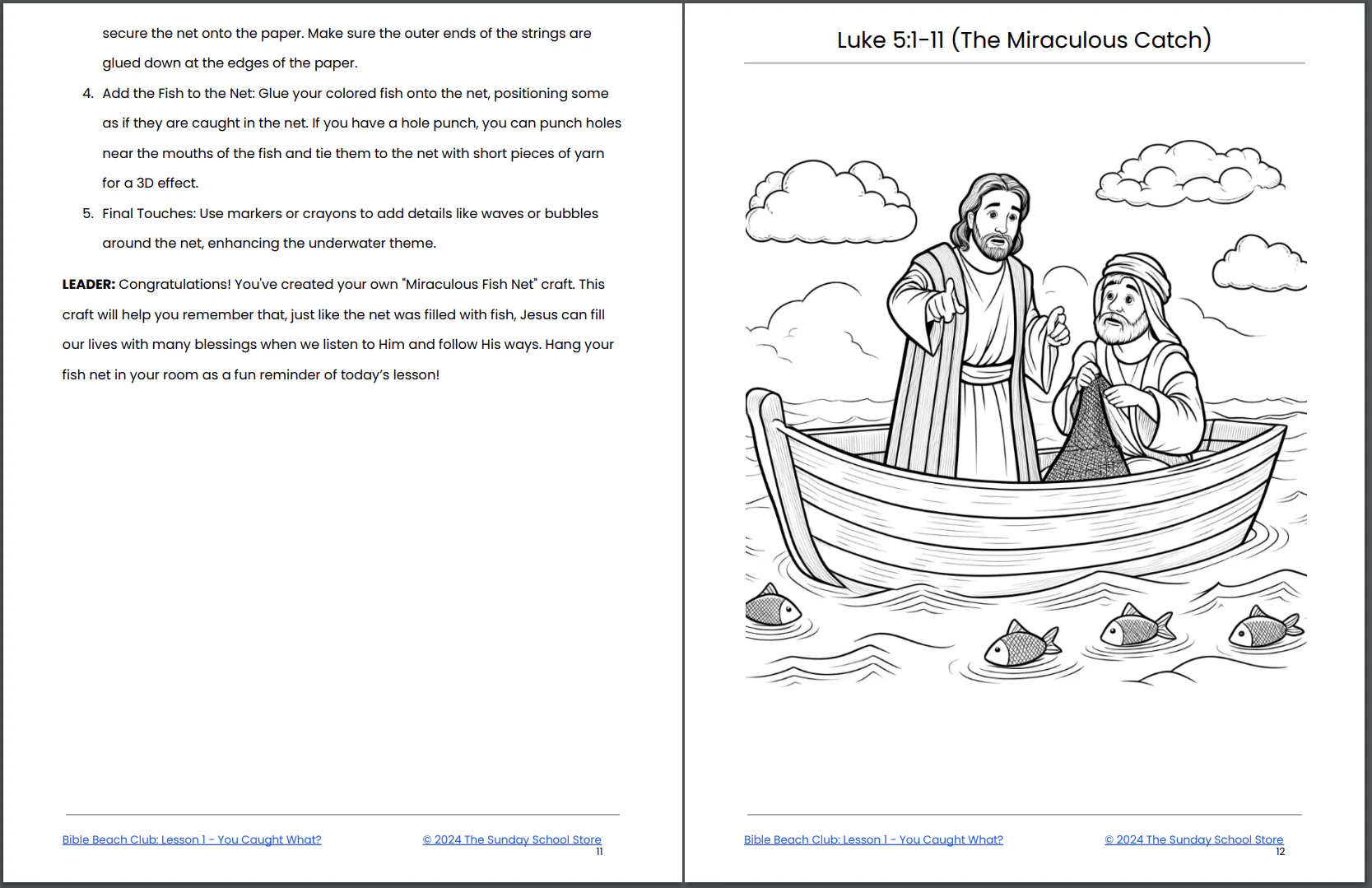 Bible Beach Club: 4-Week Children's Ministry Curriculum (ages 6-12) - Image 7