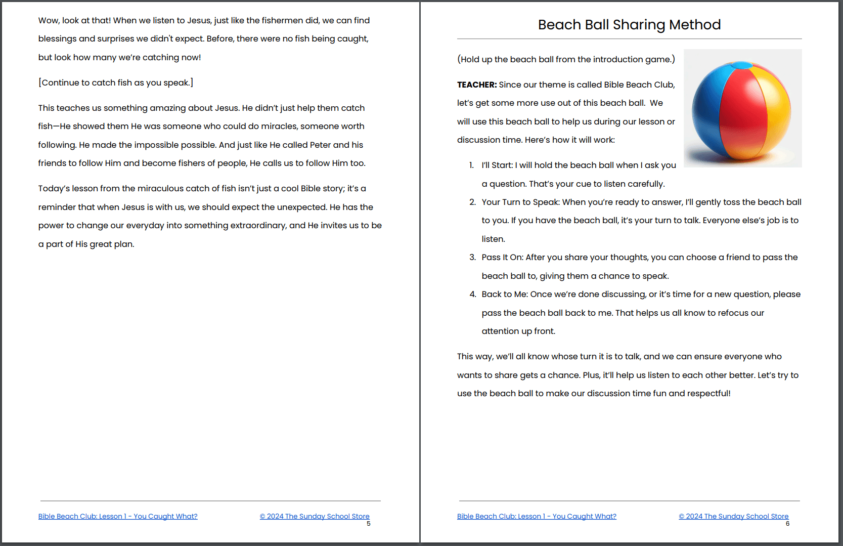Bible Beach Club: 4-Week Children's Ministry Curriculum (ages 6-12) - Image 4