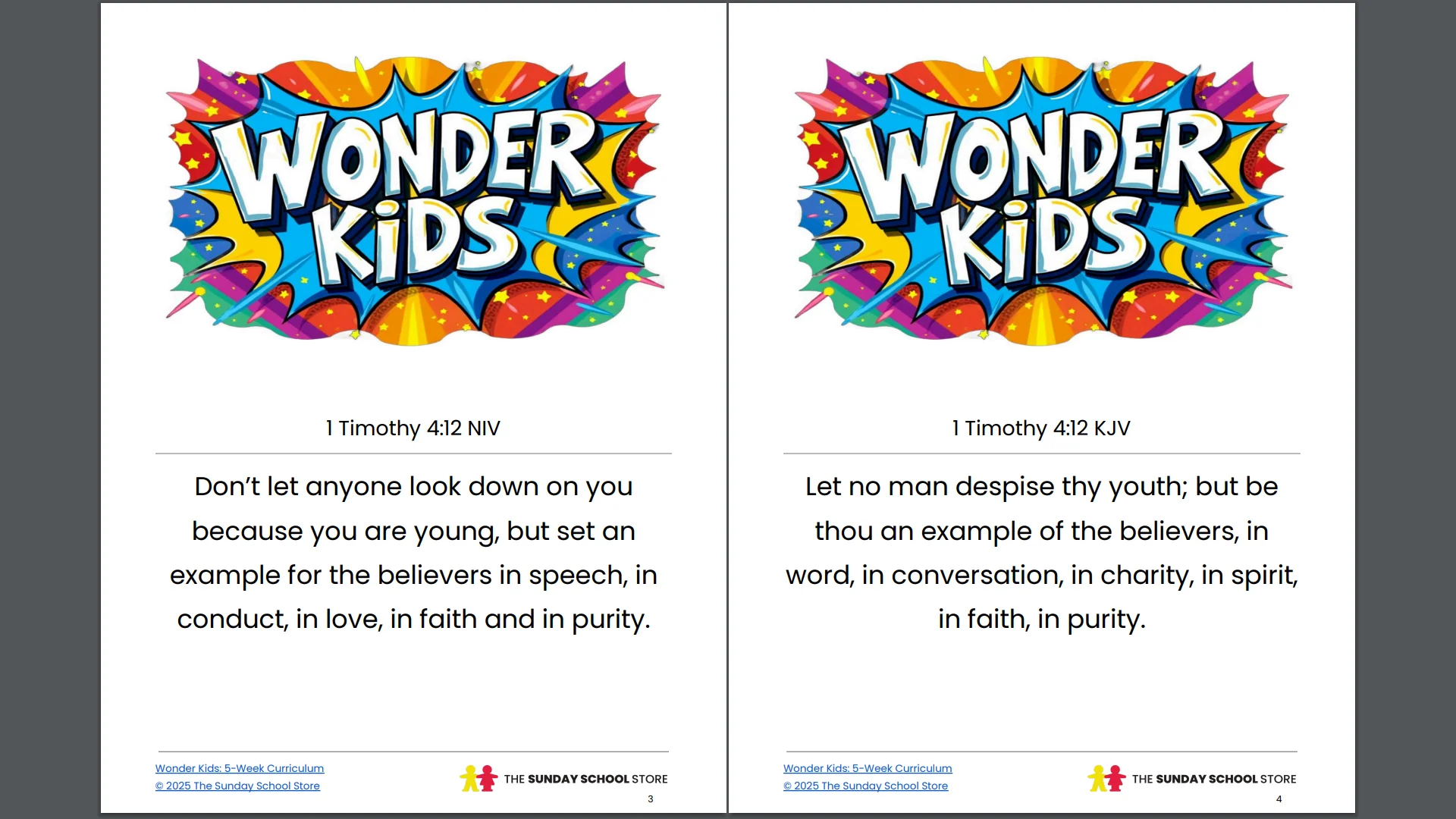 Wonder Kids: 5-Week Children's Ministry Curriculum (ages 6-12) - Image 11